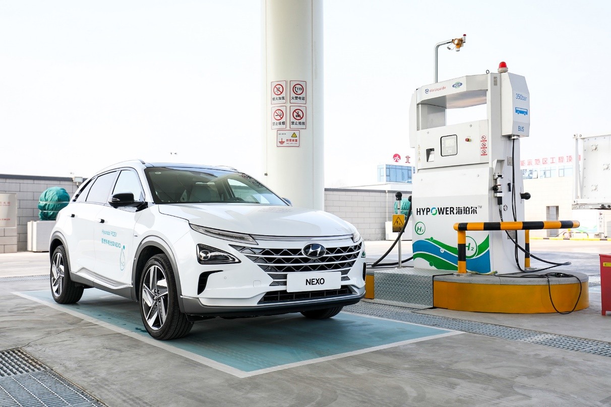 氢动冰雪 一起向未来 单板冠军同款现代汽车NEXO中国版 北京“零碳”氢之旅启程